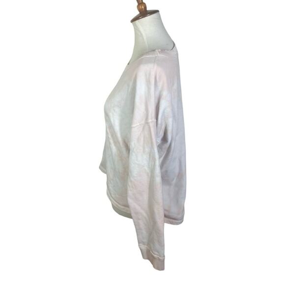 Soft Surroundings Pink Tie-Dye French Terry Sweatshirt Size M - Picture 3 of 6